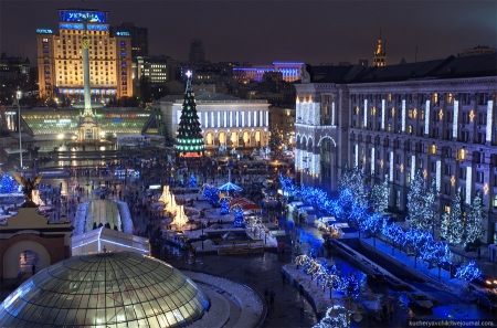 Киевские власти так и не определились, кто будет ставить на Майдане новогоднюю красавицу
