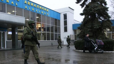 Расположенная под Симферополем воинская база Украины готовится к обороне