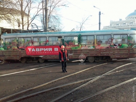 В Одессе трамвай убил человека