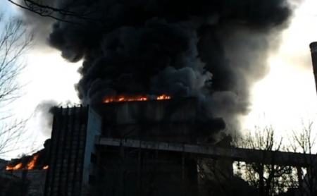 Пожар на Углегорской ТЭС полностью ликвидирован