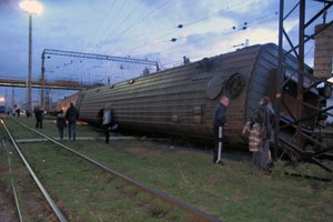 В России произошел сход вагонов пассажирского поезда