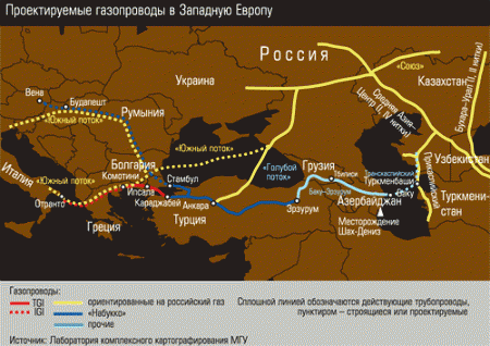 Азербайджан отказал Украине в строительстве Трансанатолийского газопровода (TANAP)