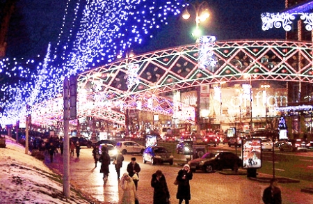 Жители Киева праздновать Новый год начнут с 14 декабря