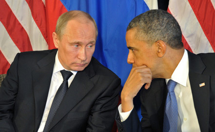 Путин сильнее Обамы, - так считают американцы