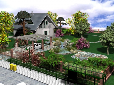 Как красиво озеленить постройки на даче и в саду