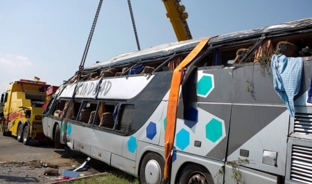 Во время столкновения в Германии двух автобусов, никто из украинских граждан серьезно не пострадал