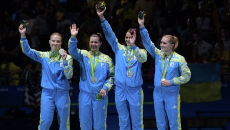 Олимпиада 2016. Команда саблисток принесла Украине  четвертую медаль