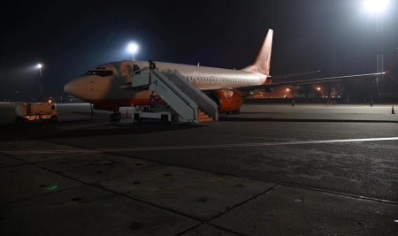 Эвакуированные украинцы прибыли в аэропорт “Борисполь”