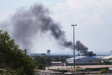 Возле аэропорта в Донецке, во время столкновения погибли 50 человек