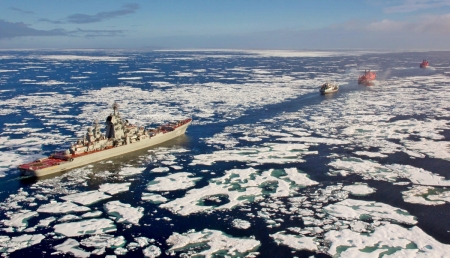 Российская Федерация строит военную базу в Арктике